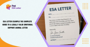 ESA Letter Example