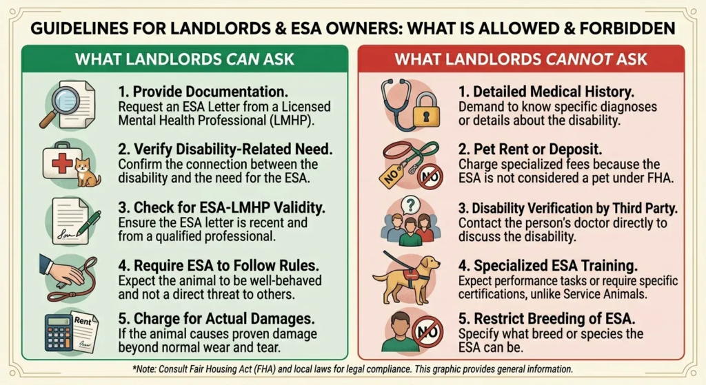 ESA landlord rights