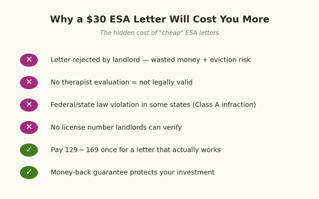The real cost of a fake ESA letter