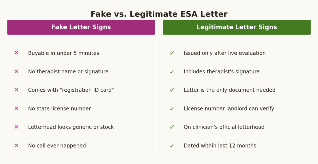 Fake vs. real