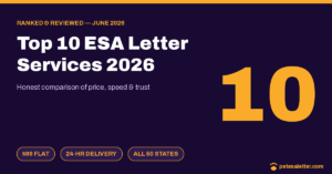 top 10 esa letter services