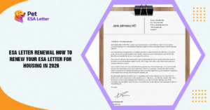 ESA Letter Renewal