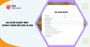 ESA Letter Validity