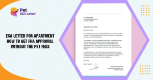 ESA Letter for Apartment