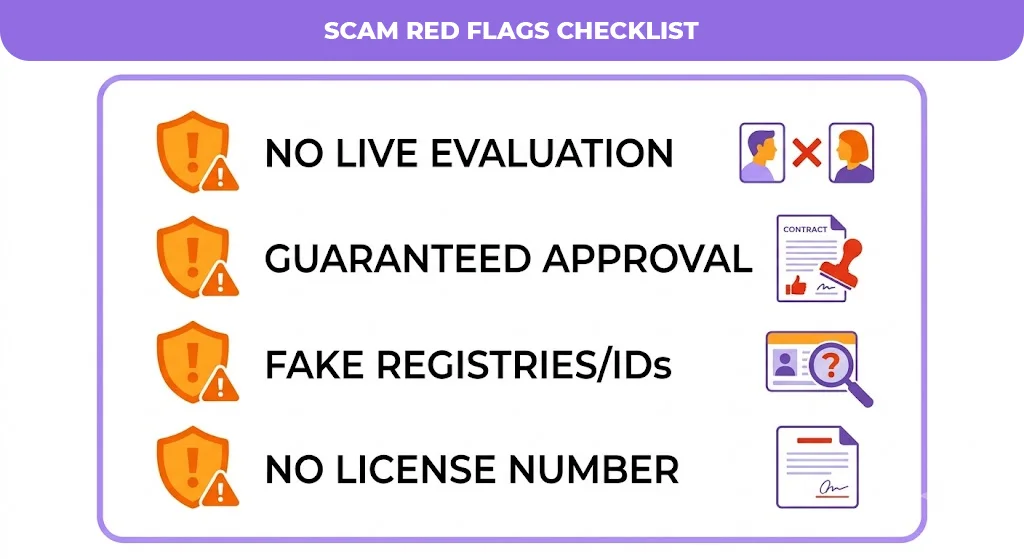 Scam Red Flags Checklist