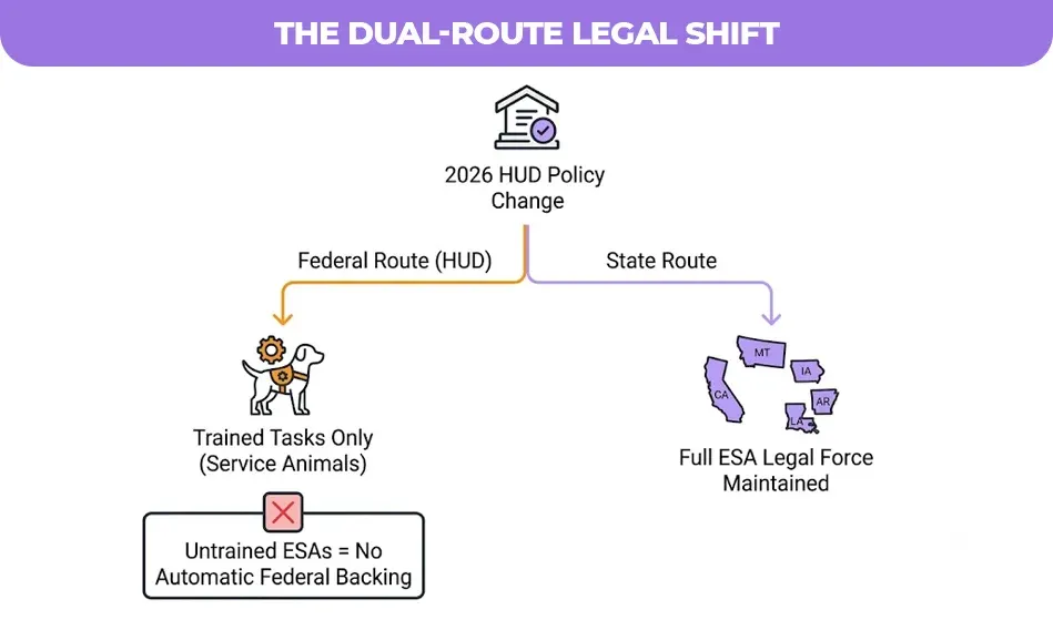 The Dual-Route Legal Shift