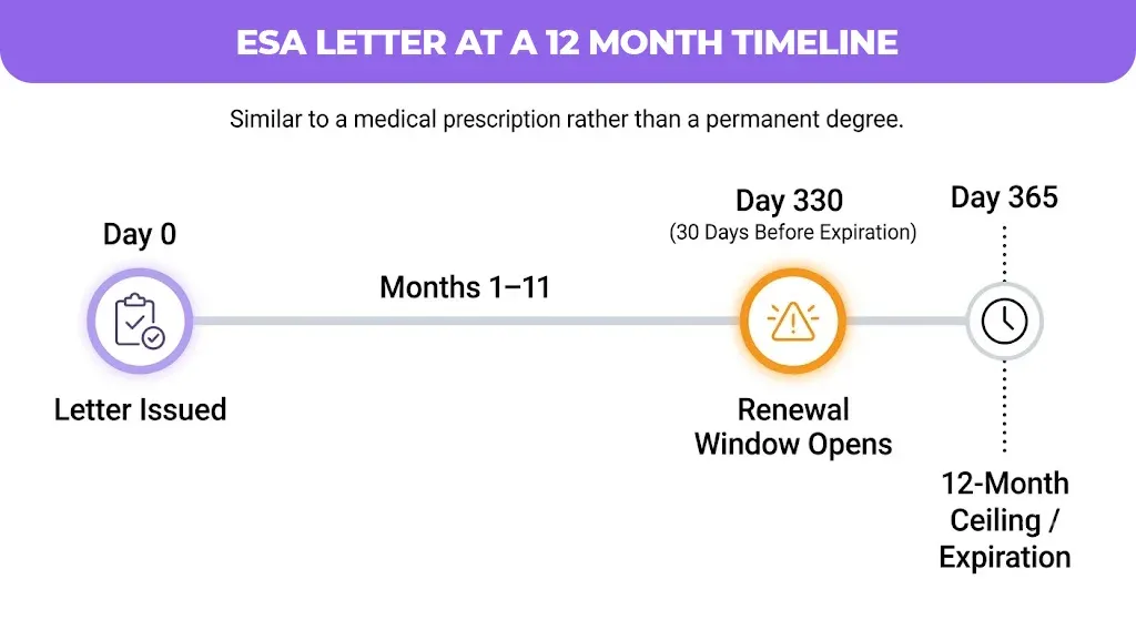 esa-letter-at-a-12-month-timeline