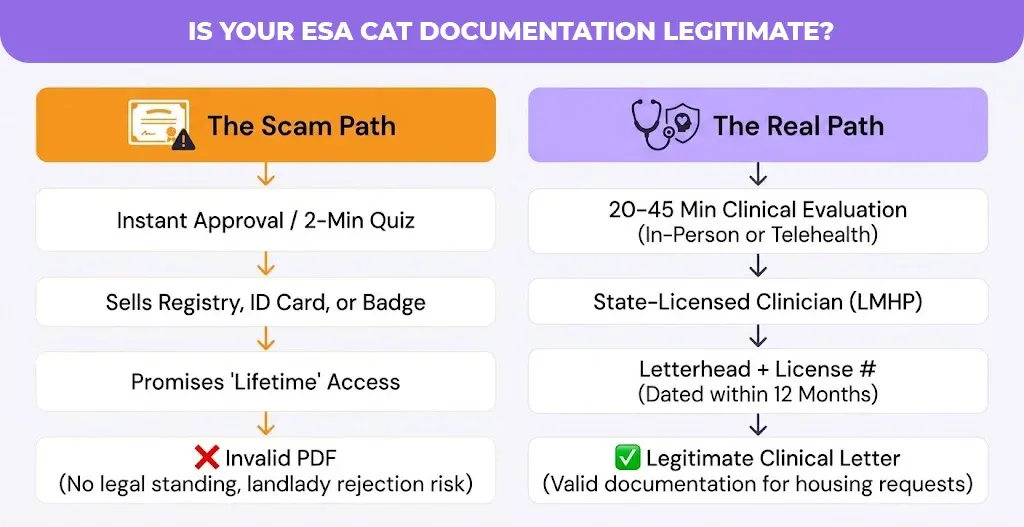 esa cat documentation legitimate