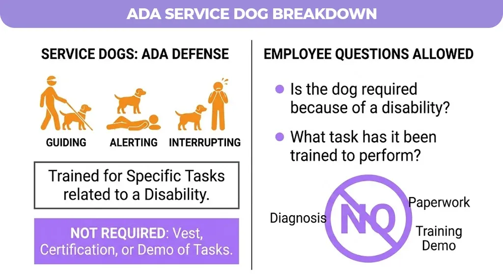ADA Service Dog Breakdown