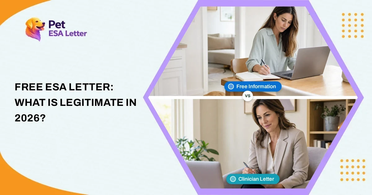 Free ESA letter guide: free information compared with clinical documentation