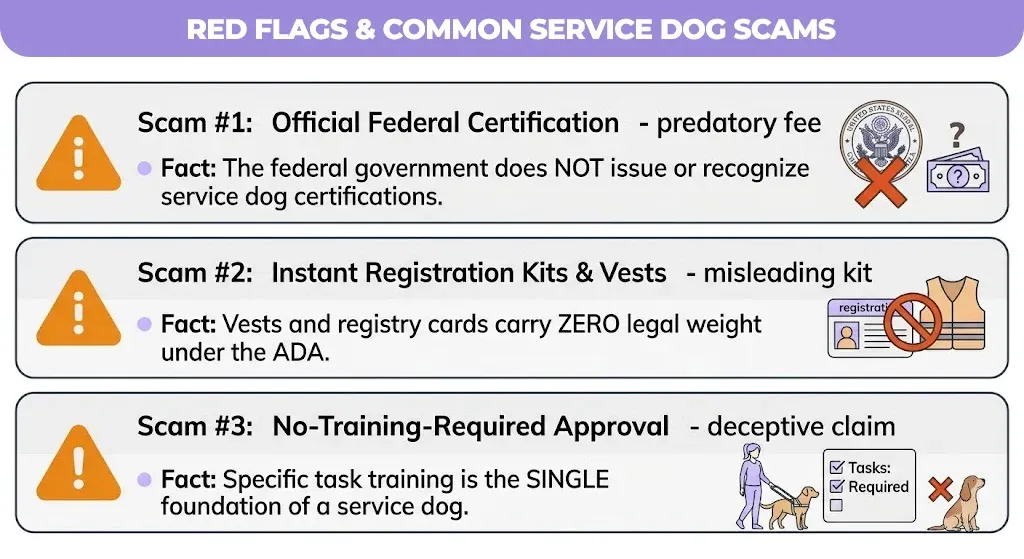 red flags & common service dog scams
