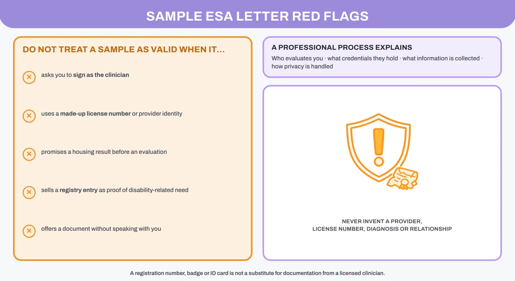 Red flags in sample ESA letters, certificates, and registry claims