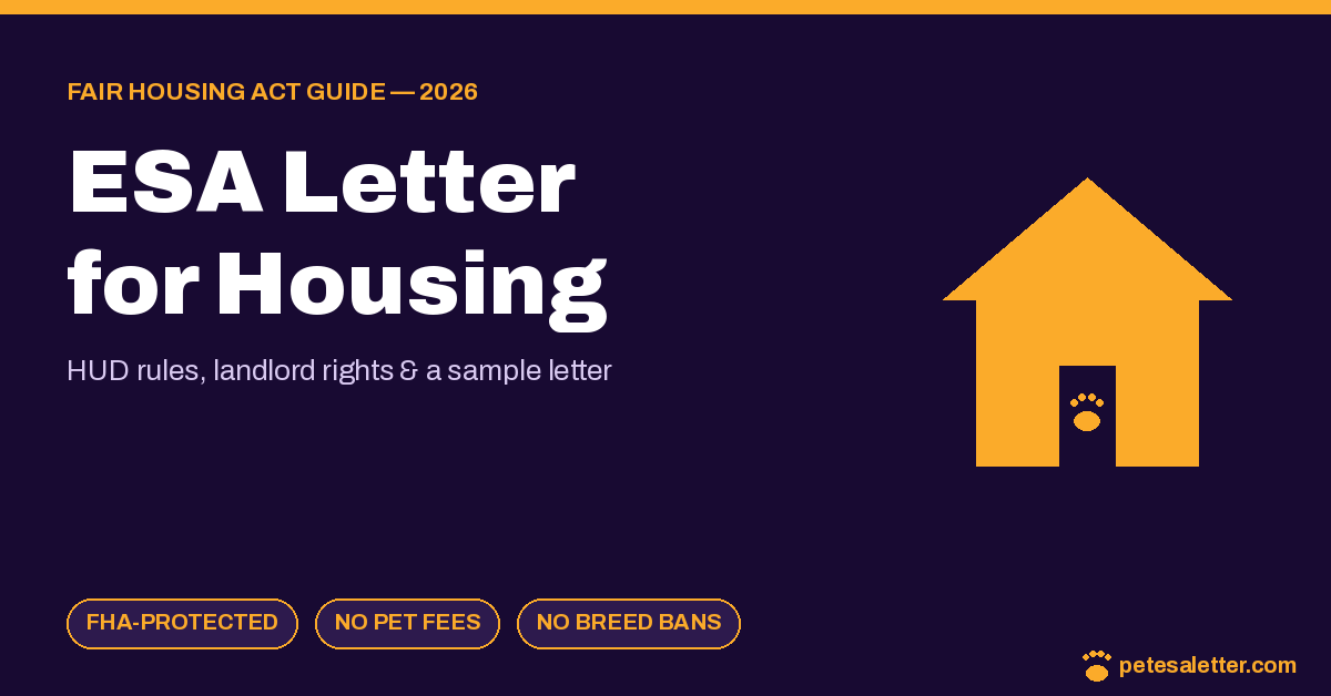 ESA Letter for Housing