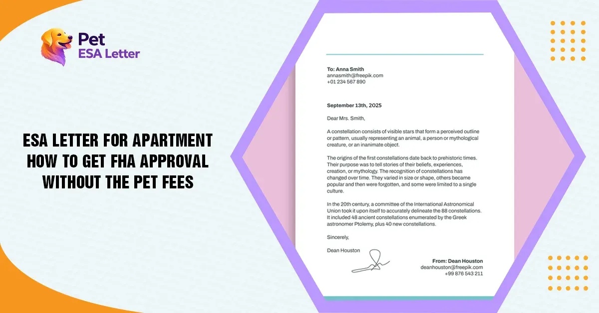 ESA Letter for Apartment